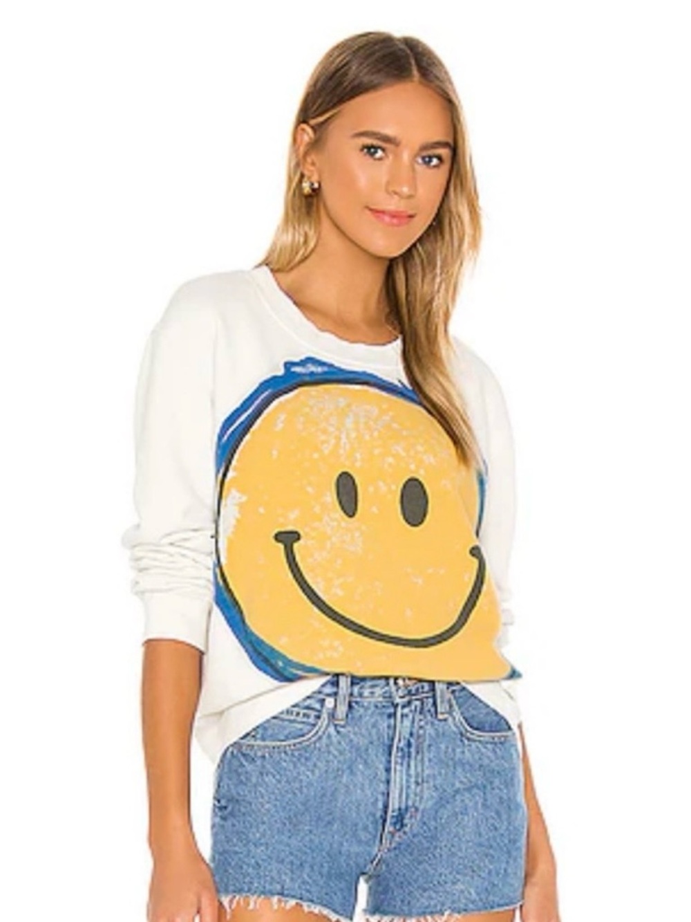 Raquel Allegra Smiley Face Sweatshirt